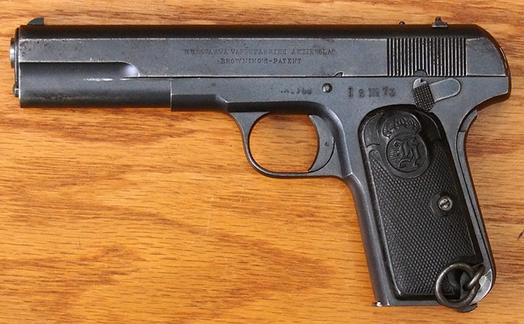 Husqvarna m07 Pistol, Serial Number 8755
