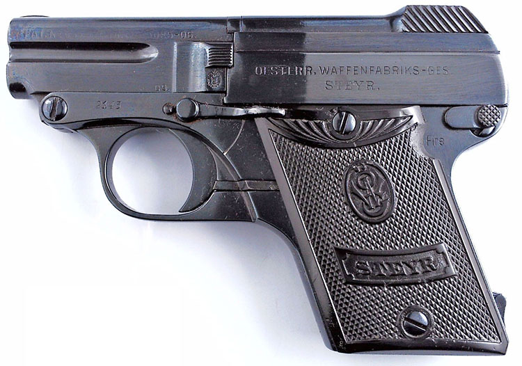 1909 Steyr-Pieper Pre-Series Pistol - Serial Number 2143