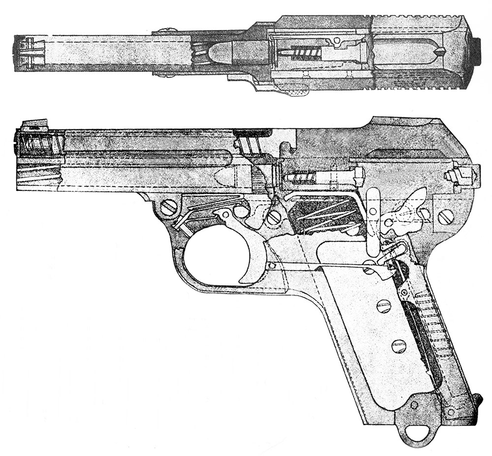 Model 1934 Steyr Pieper Sectional View