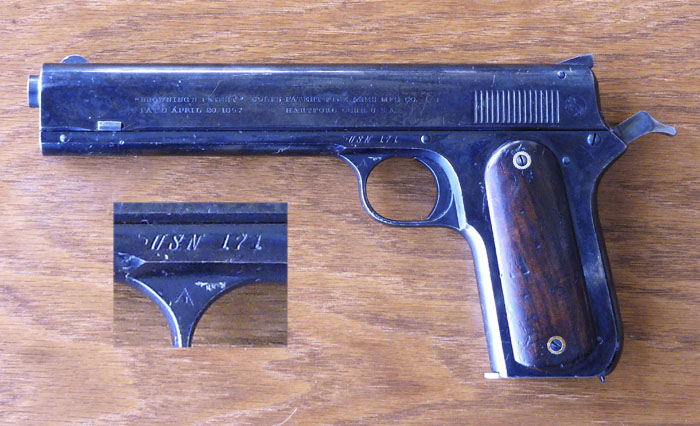 Colt 1900 U.S. Navy issue S/N 171