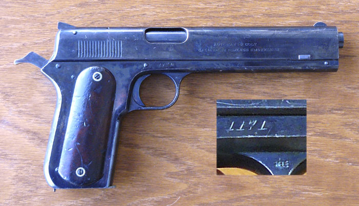 Colt 1900 U.S. Navy issue commercial S/N 1171