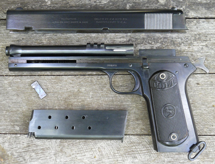 Colt 1902 Military Model Field Stripped