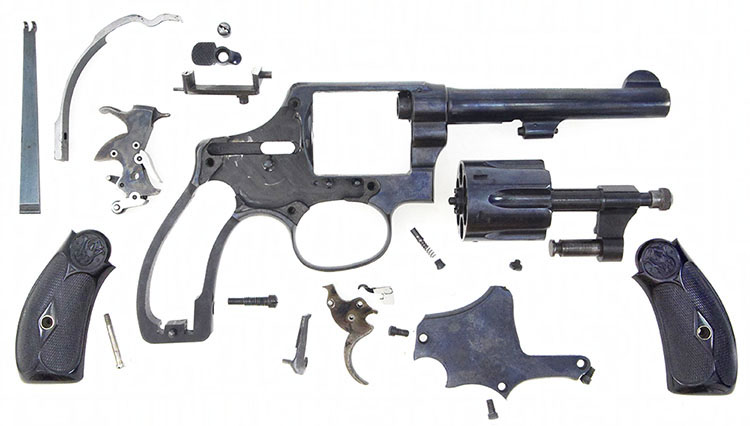 Model 1903 .32 Hand Ejector First Change - Disassembled - SN 25593