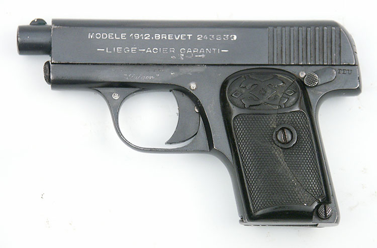 Clment Model 1912 with extended barrel - Fulgor - SN 40780 - 6.35mm - Bill Chase collection