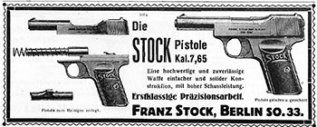 1921 Waffenschmied Advertisement