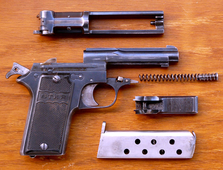 Star Model 1919 - components right