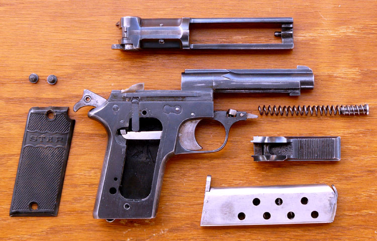 Star Model 1919 - components right