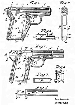 Schwarzlose patent drawing