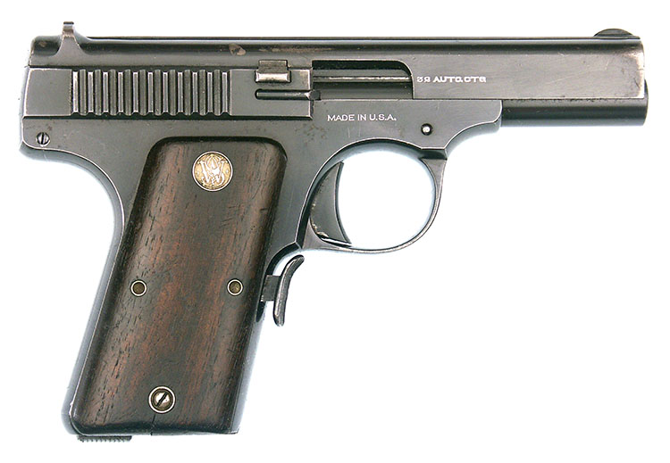 Smith & Wesson Auto Pistol in .32 ACP. Bill Chase collection.