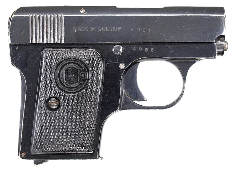 Pieper New Model Pistol (Pieper-Delu) SN 4908