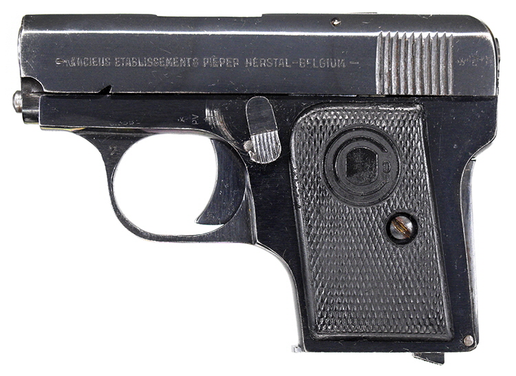 Pieper New Model Pistol (Pieper-Delu) SN 4908