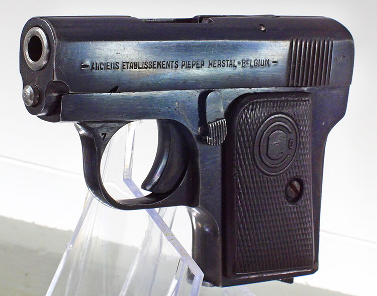 Pieper New Model Pistol (Pieper-Delu) SN 4908