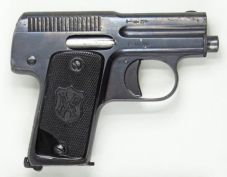 First Model Francotte Automatic Pistol - Serial Number 305