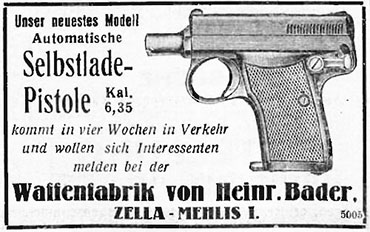 Advertisement - der Waffenschmied - 25 Aug 1921