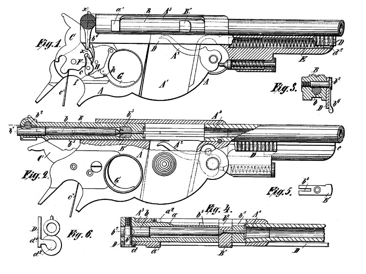 1895 Schmeisser patent drawing