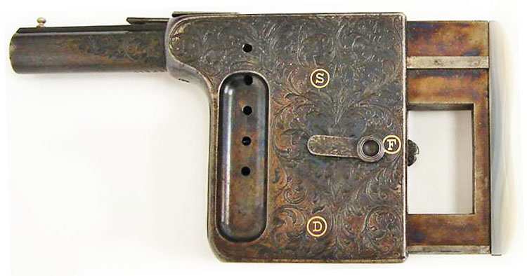 Le Gaulois Repeating Pistol - 1893