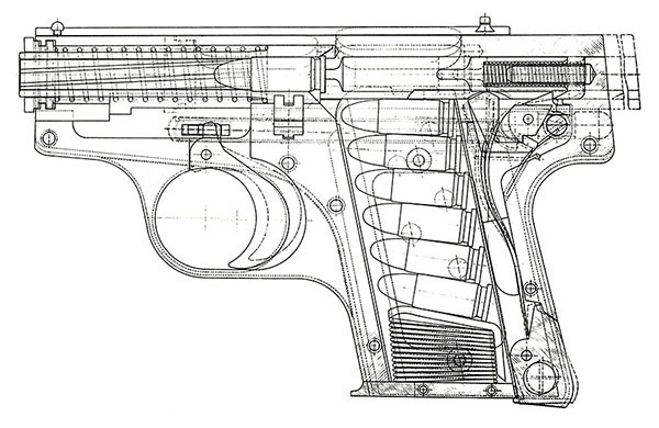 CZ-22 Pistol - Early Drawing