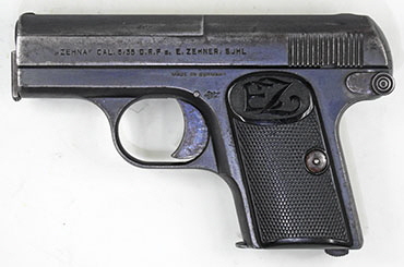 Late Second Variant Zehna Pistol - SN 18340