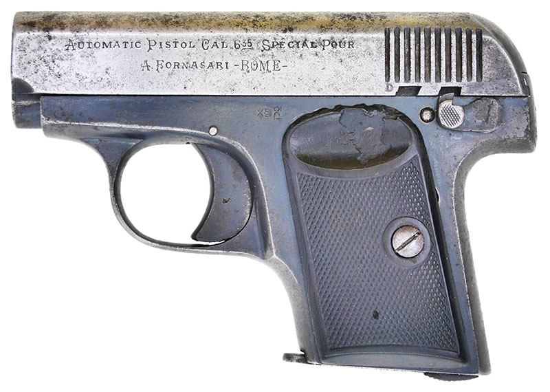 Erquiaga Pistol - branded A. Fornasari - SN 24