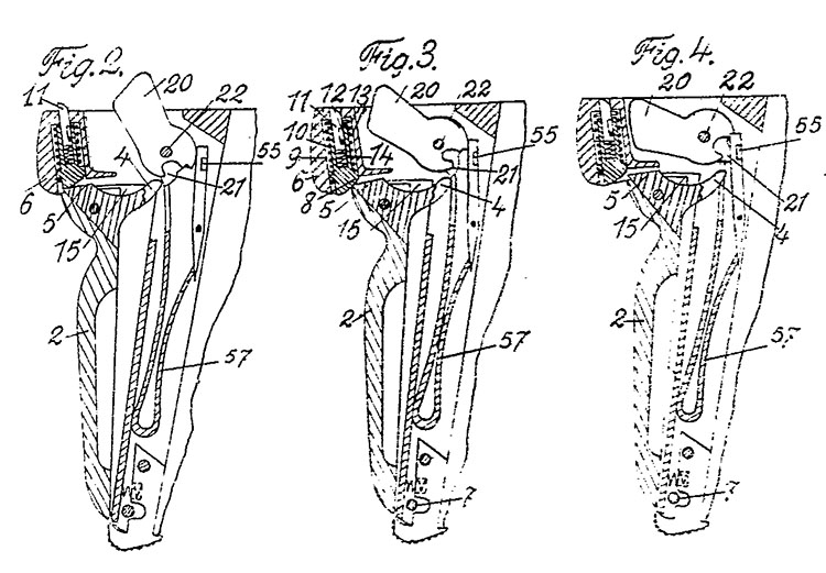 Patent drawing from French patent 504419