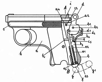 German Patent 597020 - patent drawing