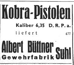 Kobra Advertisement - April 1934