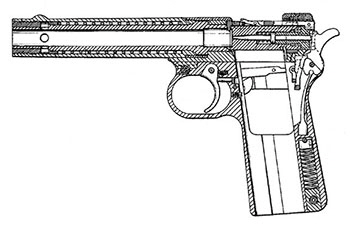 Patent Drawing of Grant Hammond Pistol