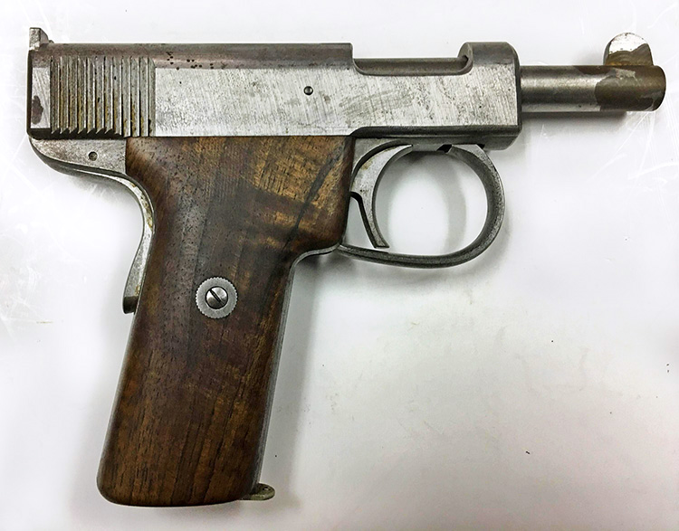 Webley & Scott .32 Caliber Prototype Pistol - no serial number - circa 1914