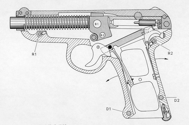 Jger Pistol Schematic Drawing