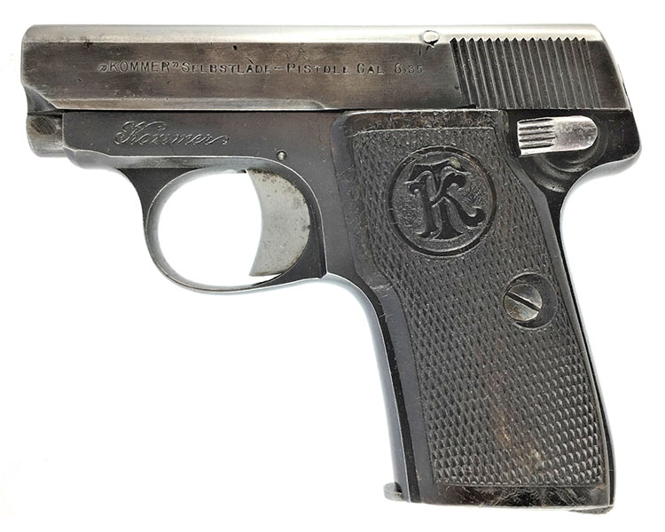 Pistols of Theodor Kommer