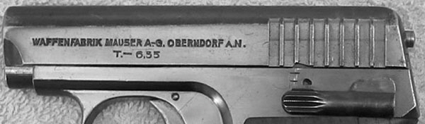 First Variant Mauser WTP - SN 19