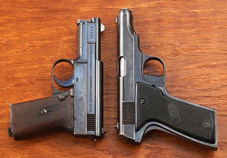 1910 Mauser and MAB Model E