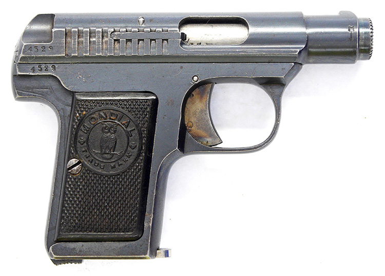 Gaspar Arizaga Mondial Pistol - SN 4529 - Copyright 2023 by Ed Buffaloe