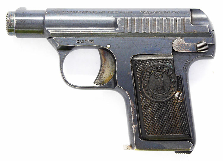 Gaspar Arizaga Mondial Pistol - SN 4529 - Copyright 2023 by Ed Buffaloe