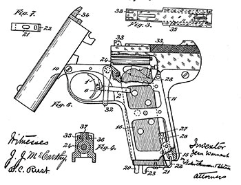 Click to enlarge - US Patent 889279 - Jean Warnant