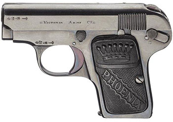 Phoenix Pistol Serial Number 1420 Marked =Victoria Arms Co=