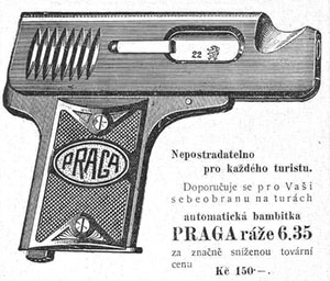 Praga Model 1921 Advertisement