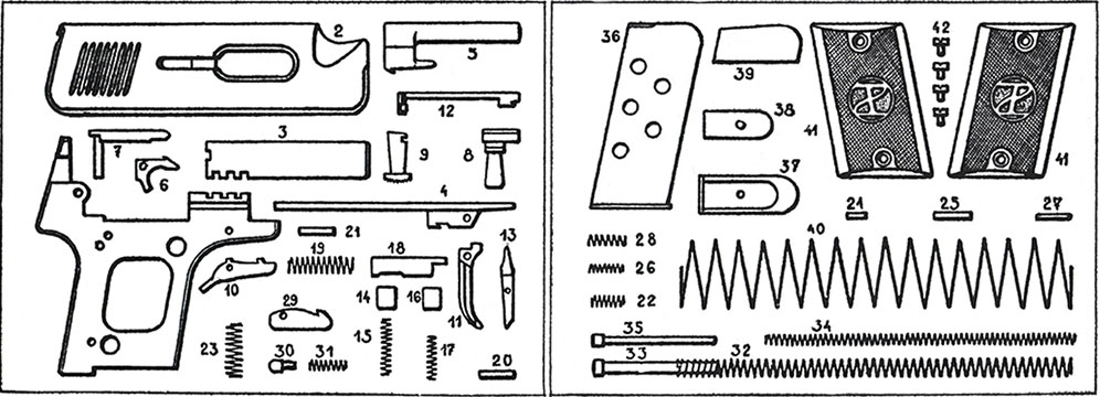 Praga Model 21 - Parts