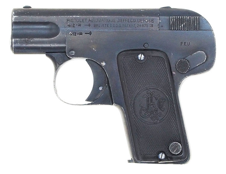 Model 1909 (Type I) Jieffeco 6.35mm Pistol SN 6675