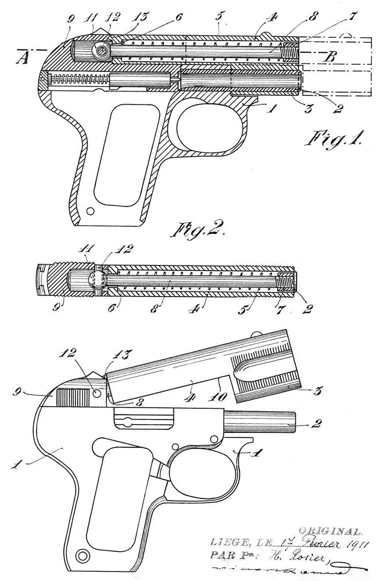 Belgian Patent 233222 - Figs-1-3