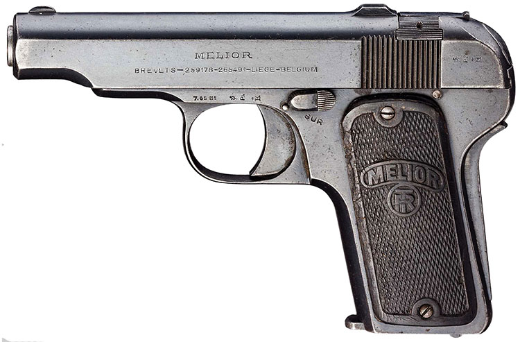 Melior Model 1922 7.65 mm with  caliber markings - SN 37240