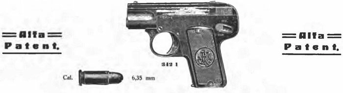 Adolf Frank Export Company 1911 Gun Catalog ALFA 