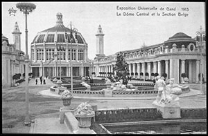 Postcard for the Ghent International Exhbition of 1913