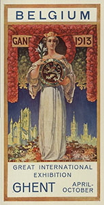 Poster for the Ghent International Exhbition of 1913