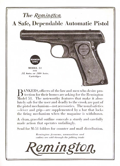 Remington 51  Magazine Advertisement