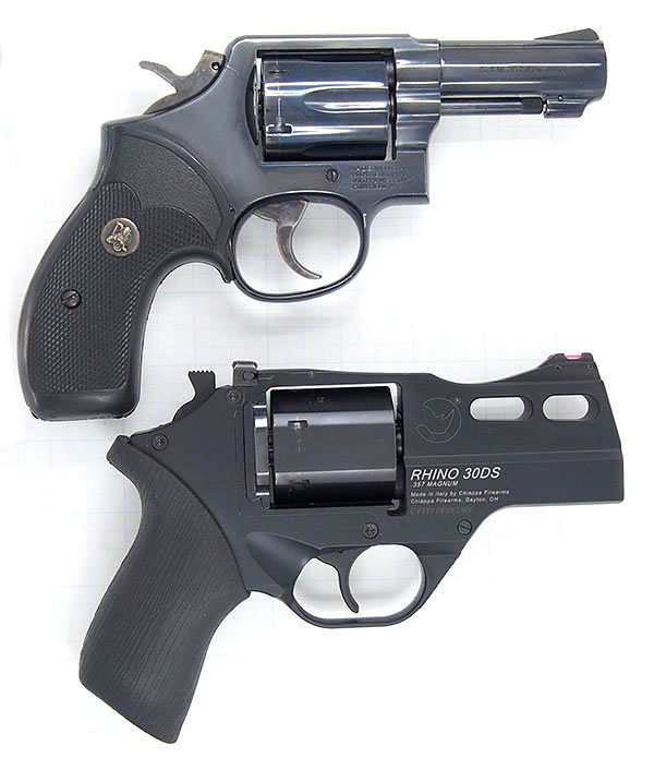 Smith & Wesson and Rhino Revolvers Compared