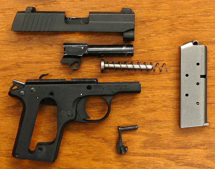 SIG P238 components