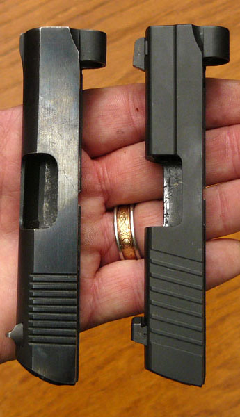 Colt Mustang & SIG Sauer P238 slides