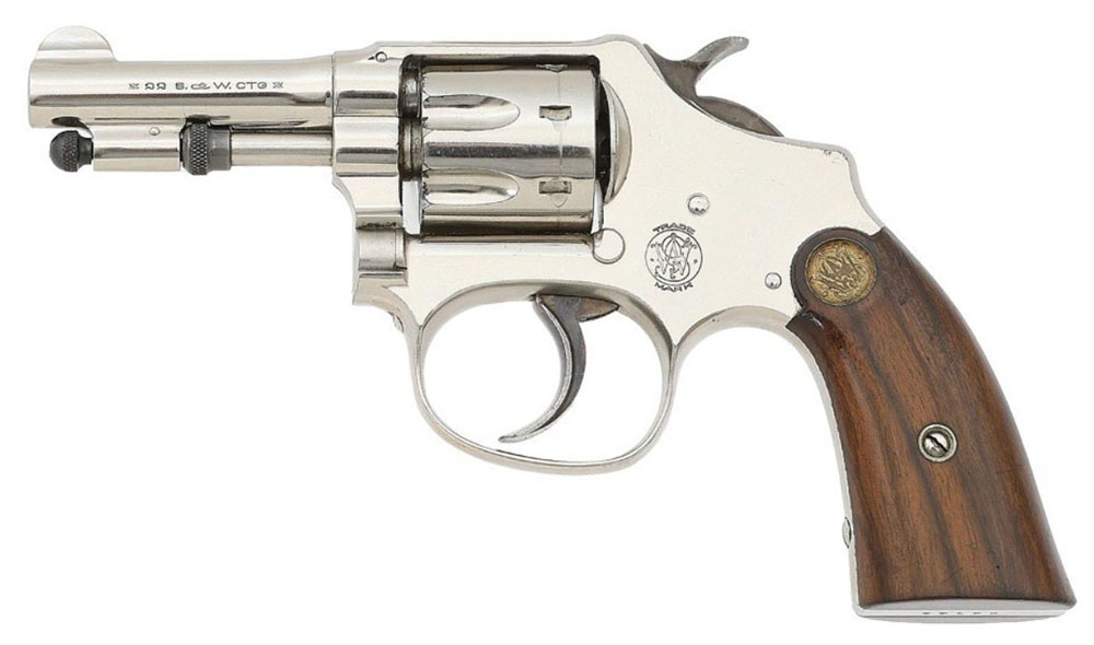 Smith & Wesson.22 Perfected with scarce 2 inch barrel - SN 20180