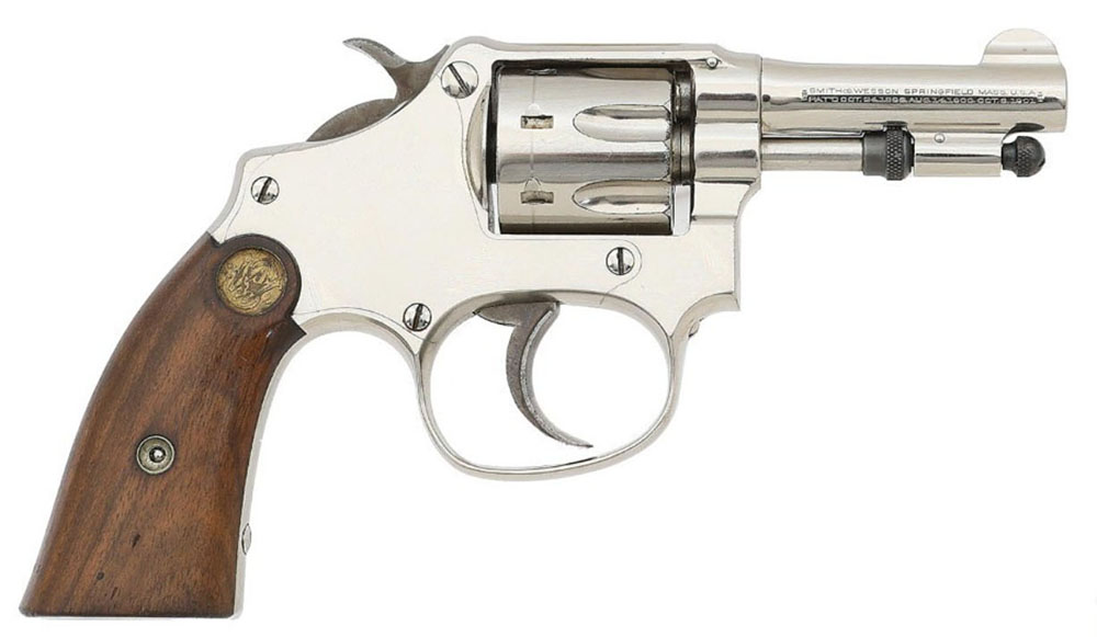 Smith & Wesson.22 Perfected with scarce 2 inch barrel - SN 20180